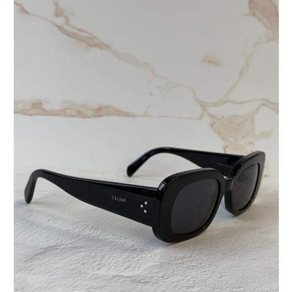 NEW Celine CL40287U Bold 3 Dots Black Sunglasses